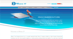 Desktop Screenshot of imbasa.co.za